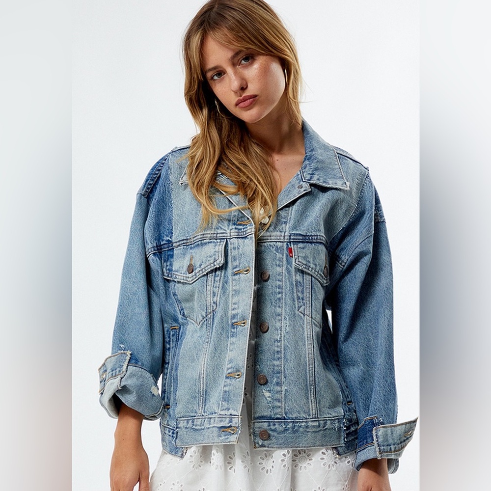 Levi’s ‘90’s Repaired Denim Trucker Jacket